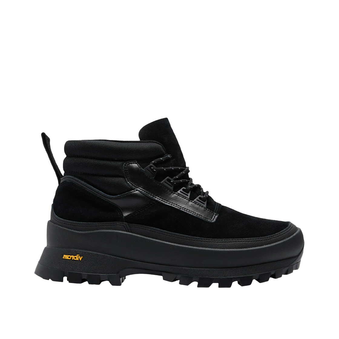 커스텀멜로우 비브람 하이브리드 부츠 블랙(Customellow Vibram Hybrid Boots Black)