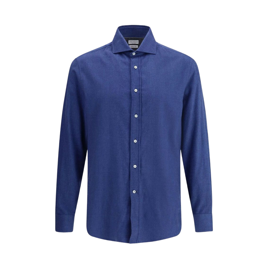 브루넬로 쿠치넬리 롱슬리브 버튼 다운 셔츠 블루(Brunello Cucinelli Long Sleeve Button Down Shirt Blue)