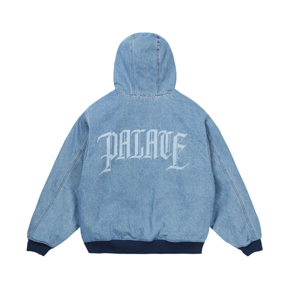 팔라스 후드 쉐프 자켓 디스트레스드 라이트 스톤 워시 - 25FW(Palace Hooded Sherp Jacket Distressed Light Stone Wash - 25FW) - 3