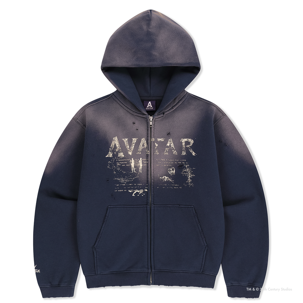 SL253TSWHZ92NA [트리플적립]SUNLOVE [AVATAR] Zip up Hoodie Navy