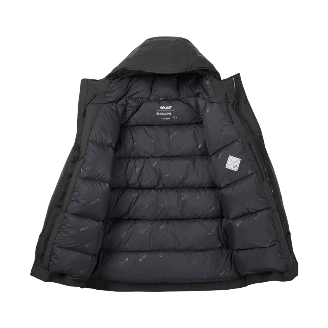 팔라스 고어텍스 윈드스토퍼 다운 파카 블랙 - 25FW(Palace Gore-Tex Windstopper Down Parka Black - 25FW) - 2