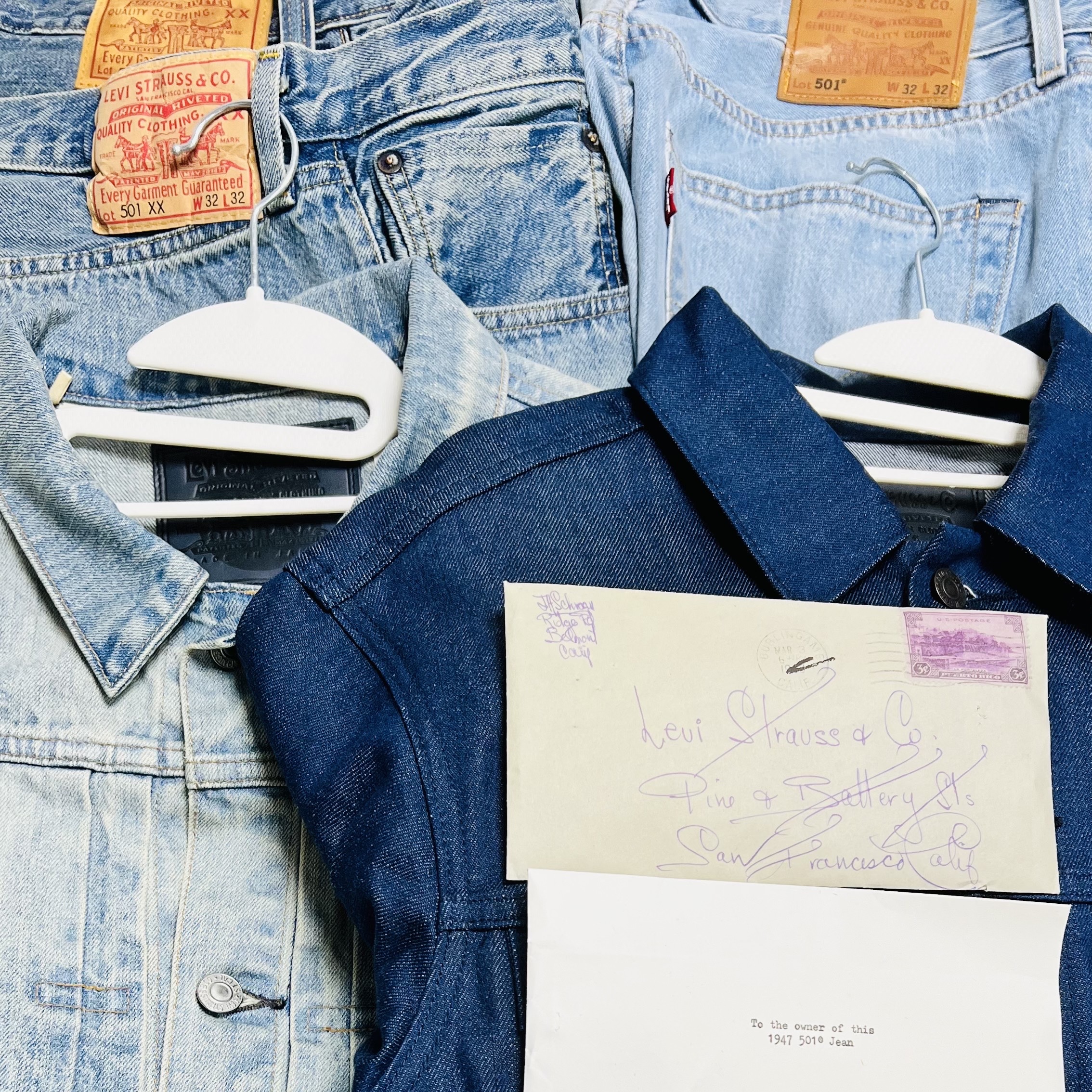 LVC 1954 501 Rigid Cotton Jean Dark Indigo, Levi's LVC 1947 501 Jeans Medium Indigo 착용 스타일 - 8