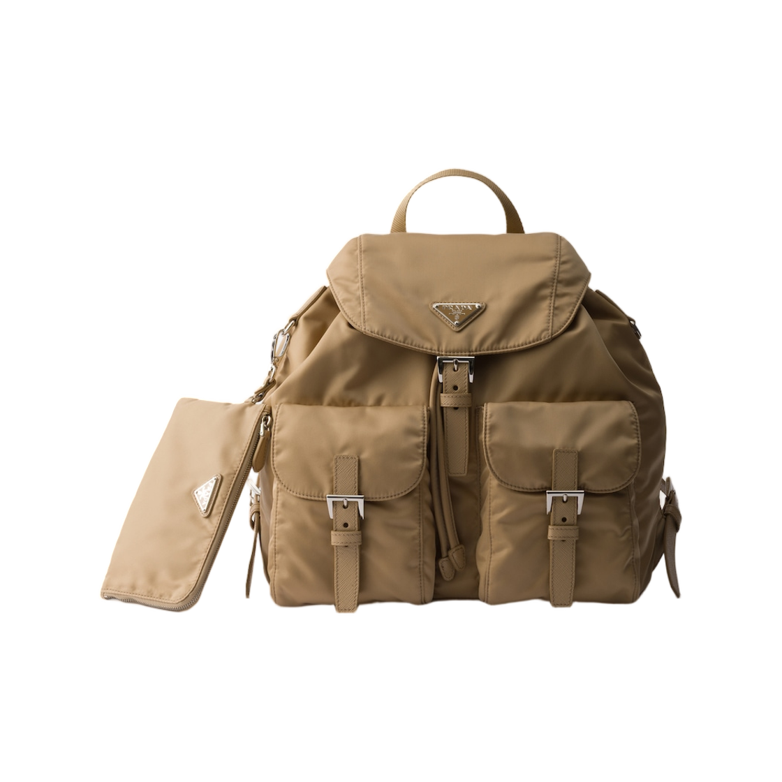 프라다 미디움 리나일론 백팩 카멜 브라운(Prada Medium Re-Nylon Backpack Camel Brown)