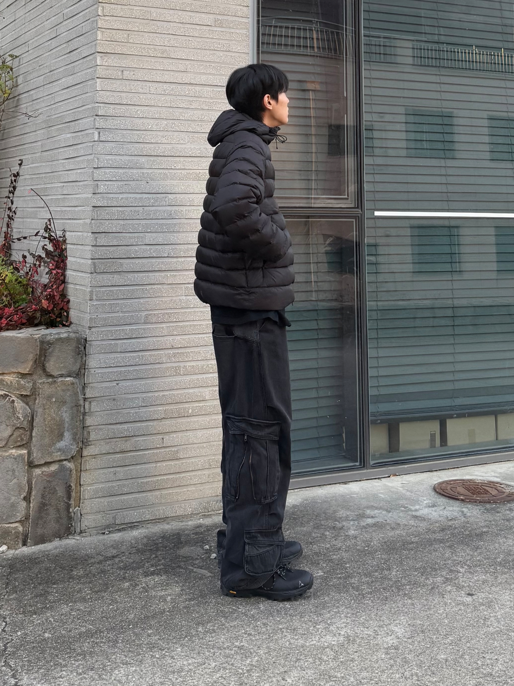 Roa Neal Black, Roa Hiking Neal Black 착용 스타일 - 2