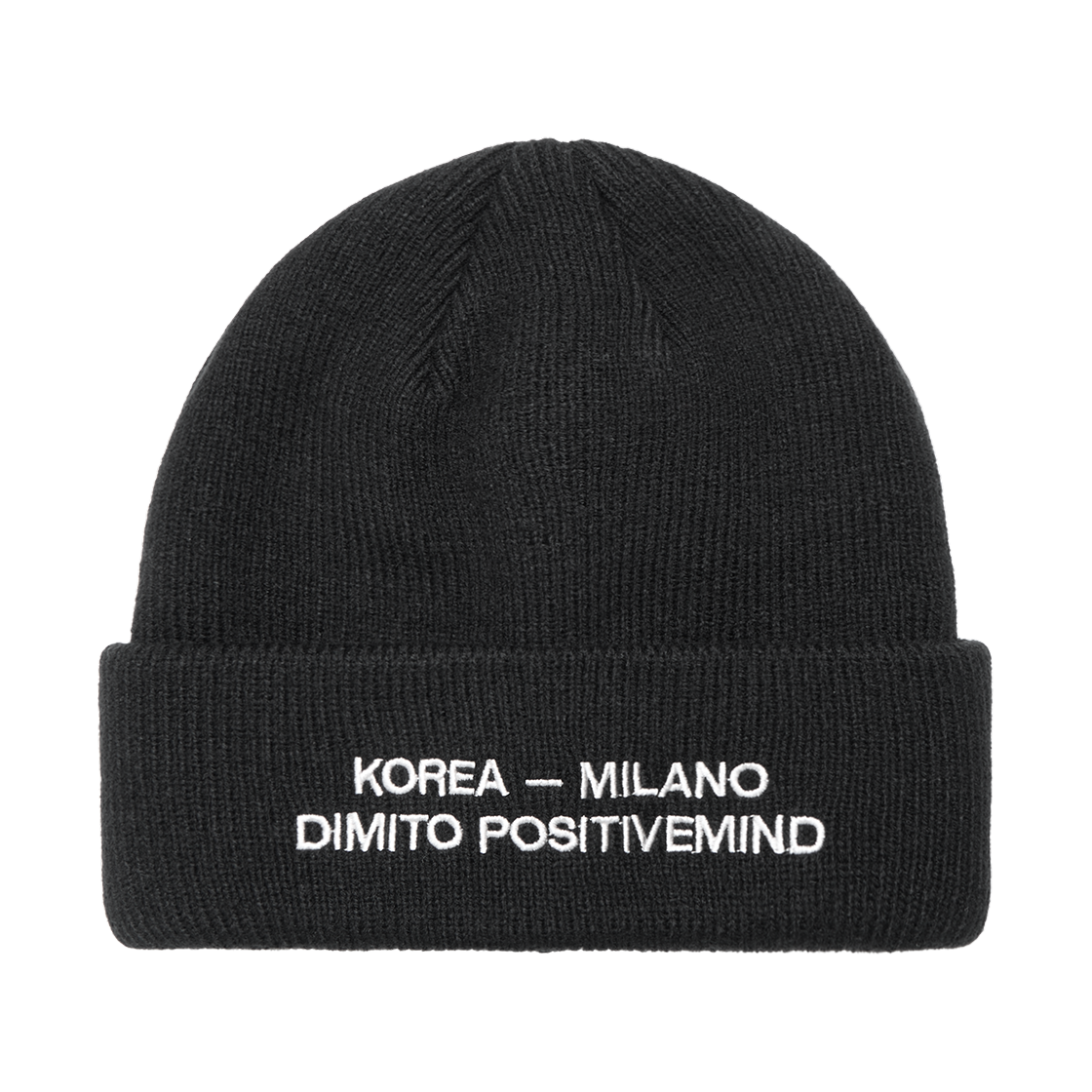 WVEN53112 Dimito Team Korea Replica Basic Beanie Black