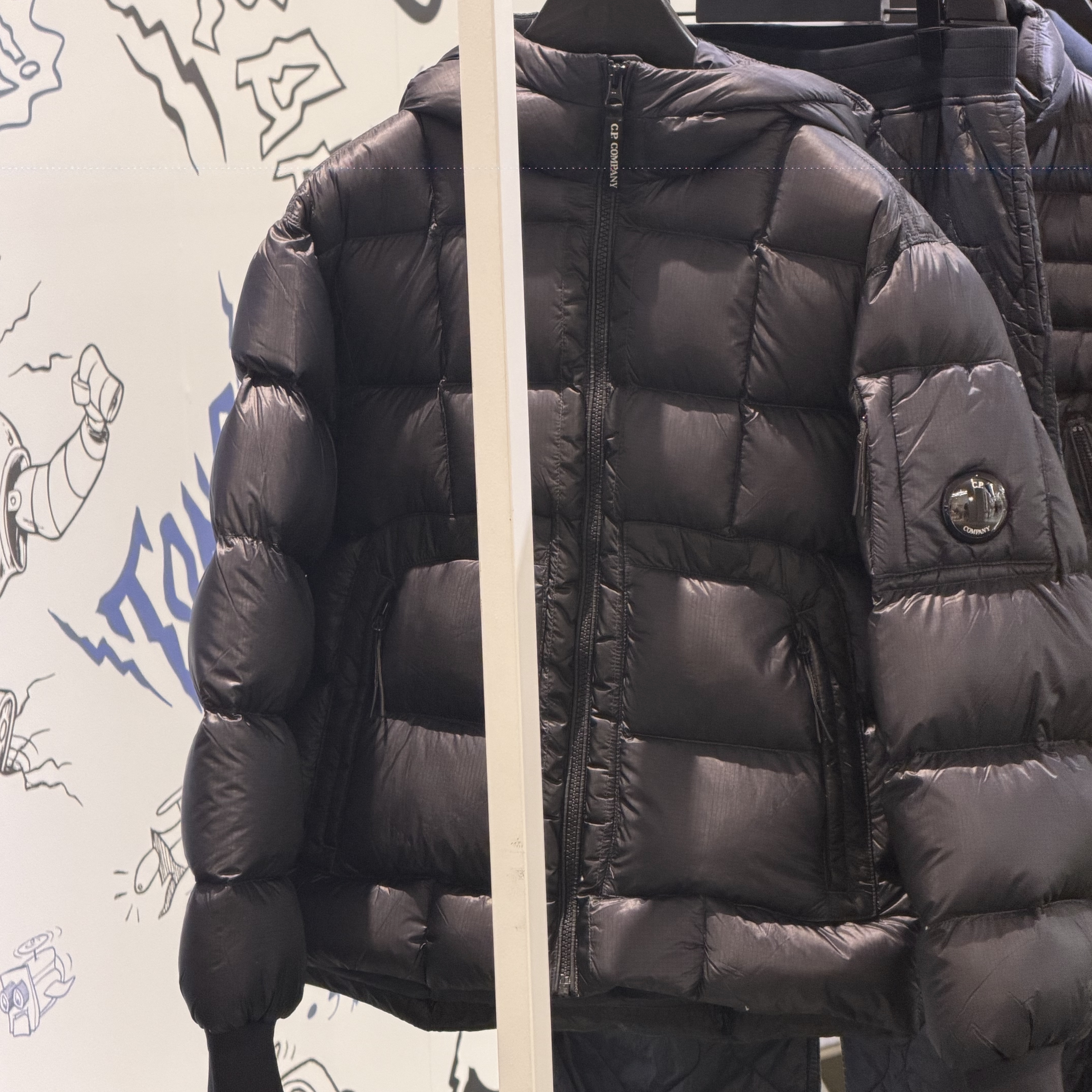 (Kids) C.P. Company Padding Jumper Black - 25FW 착용 스타일