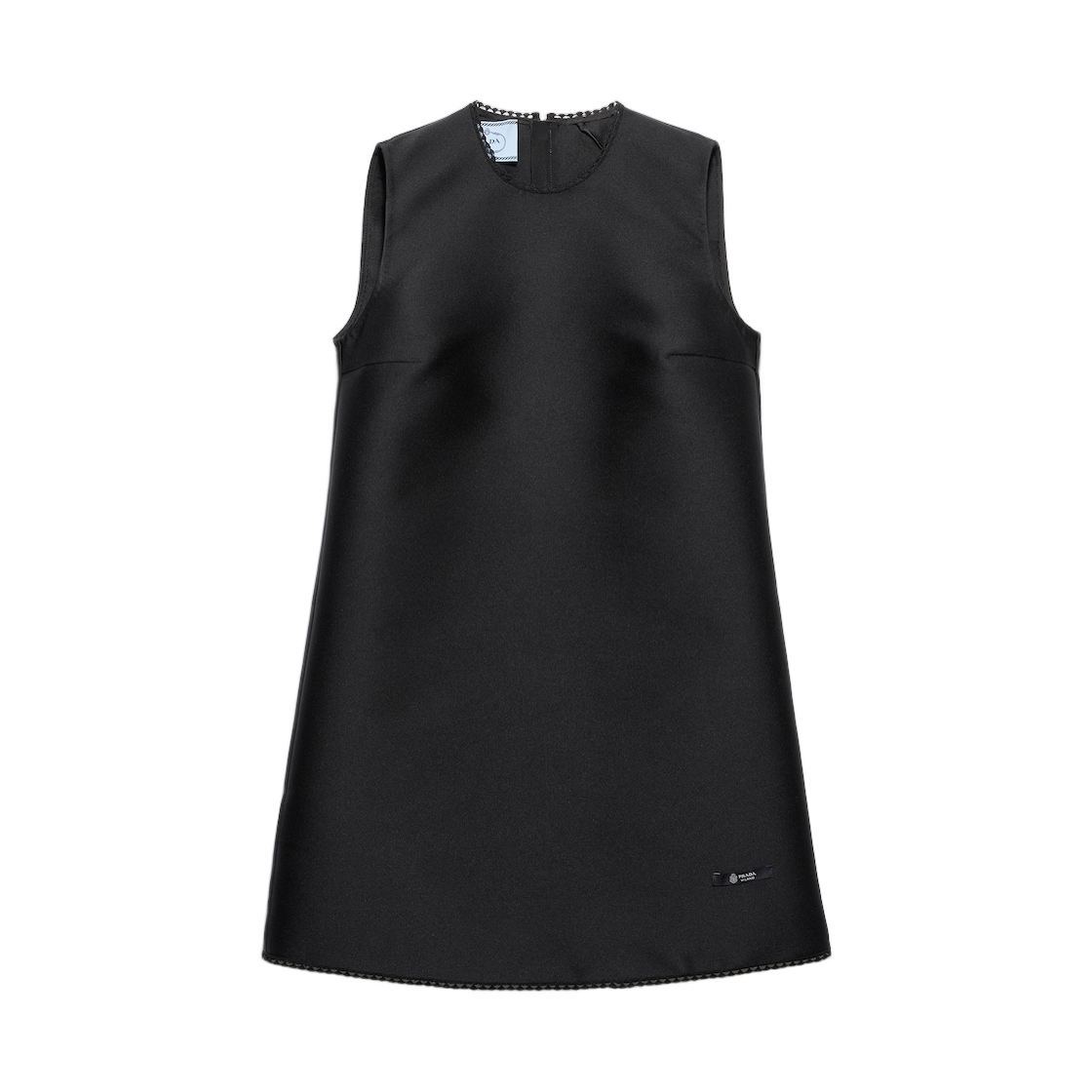 P3R26-1X6Y-F0002 (W) Prada Scuba Mini-Dress Black