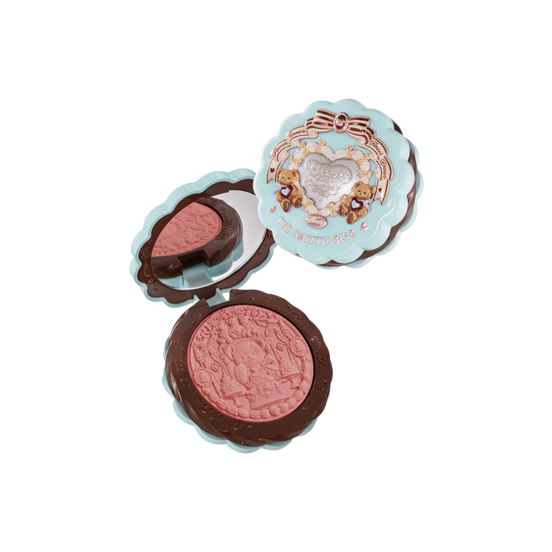 플라워노즈 스위티 베어 컬렉션 실크 새틴 블러셔 05 베어 비스킷