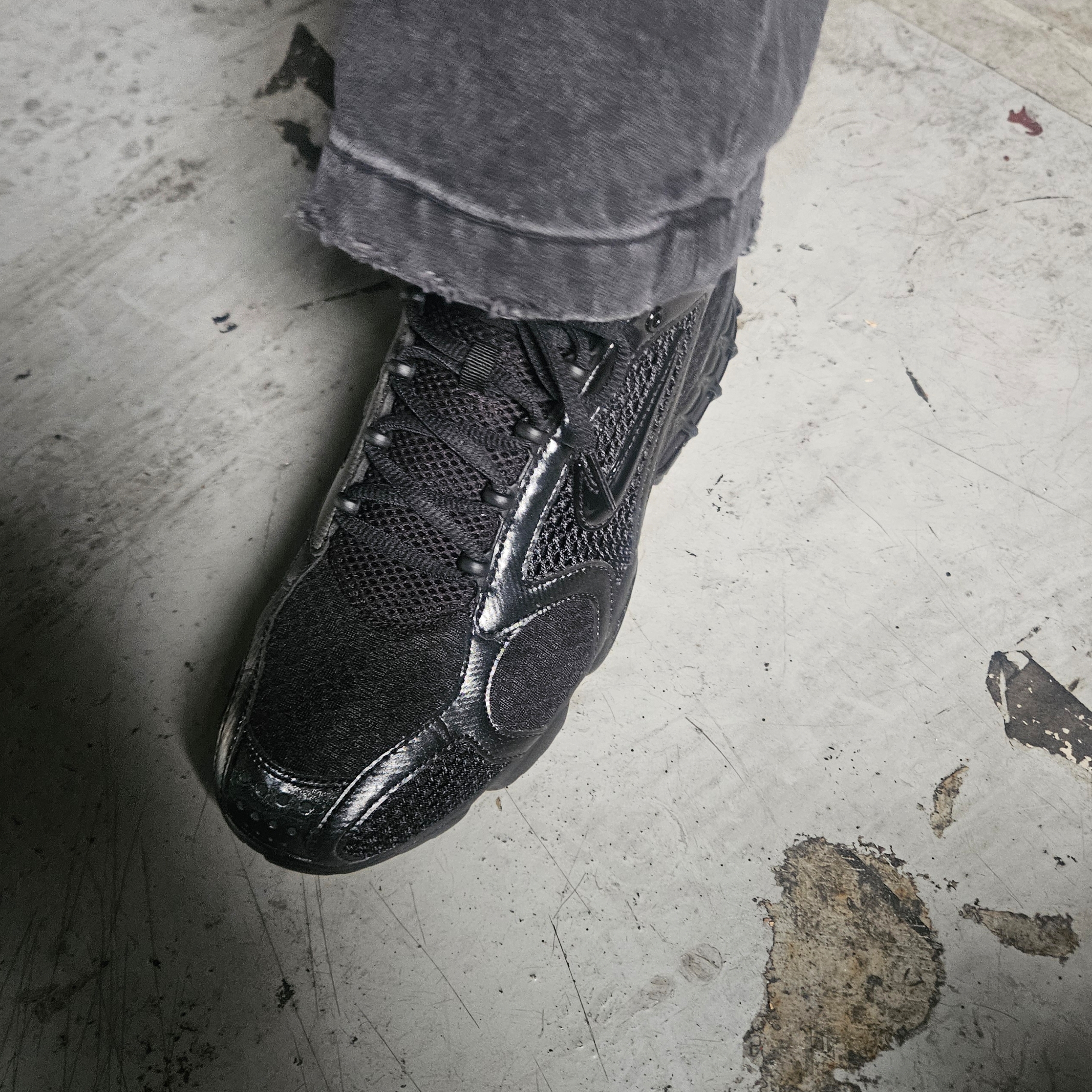 Nike Air Zoom Spiridon Cage 2 Black Anthracite 착용 스타일