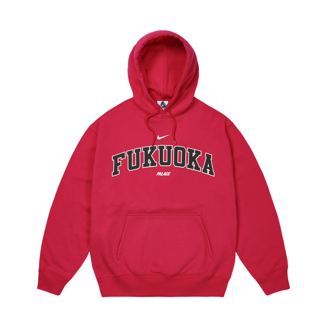 - Palace x Nike Shop Hood Fukuoka Red - 25FW