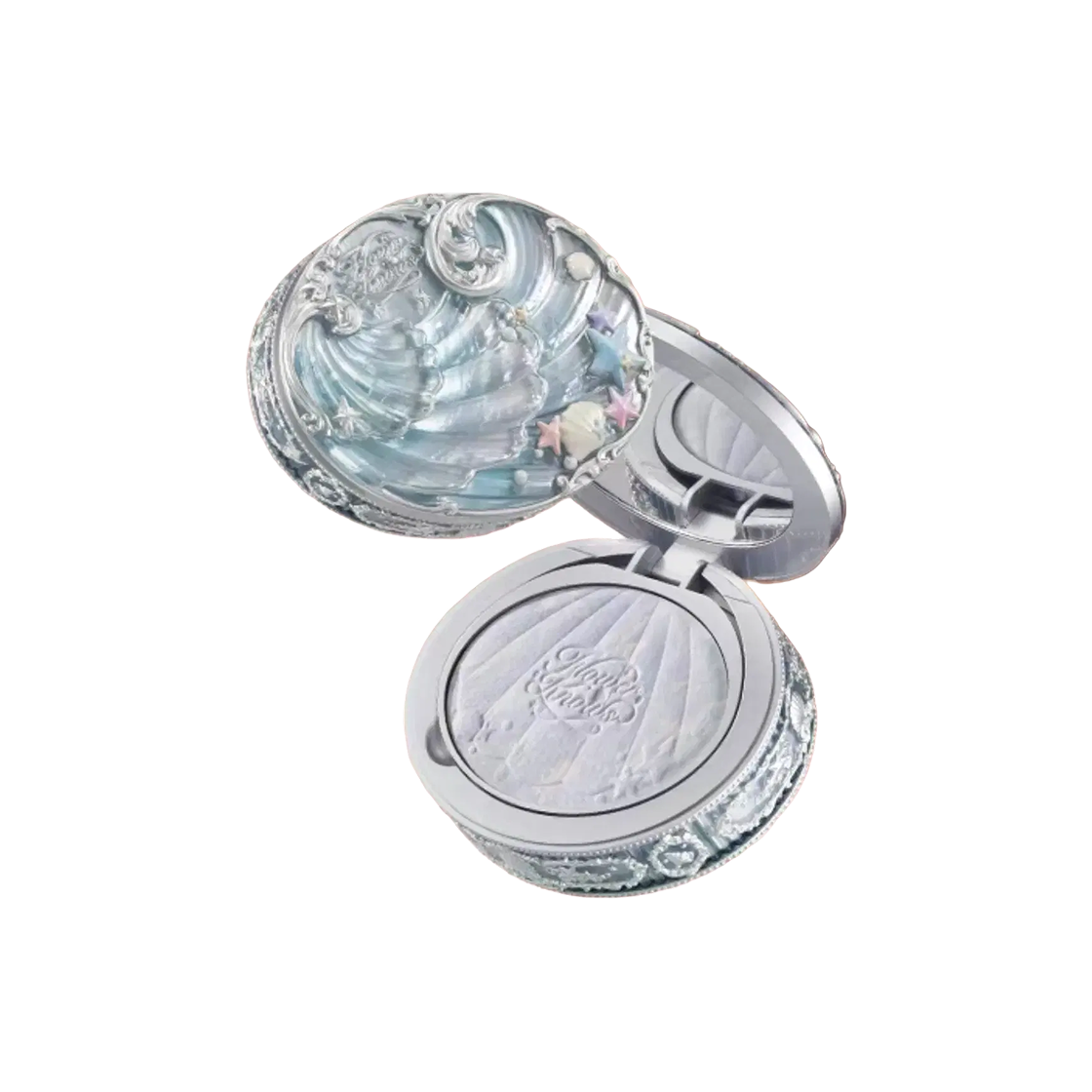 플라워노즈 쉘 주얼 컬렉션 베이크드 파우더 01 클라우디 블루(Flower Knows Shell's Jewel Collection Baked Powder 01 Cloudy Blue) - 1