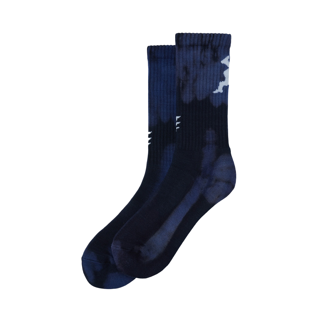 CALAX25521BUX Customellow Graphic Dyed Socks Blue