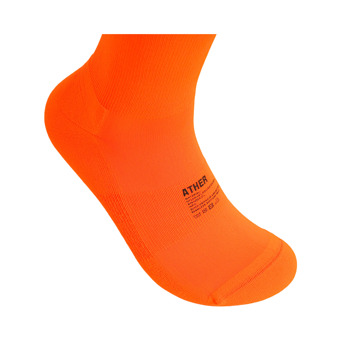 타스 에테르 나일론 러닝 삭스 오렌지(TAS Ether Nylon Socks Orange) - 2