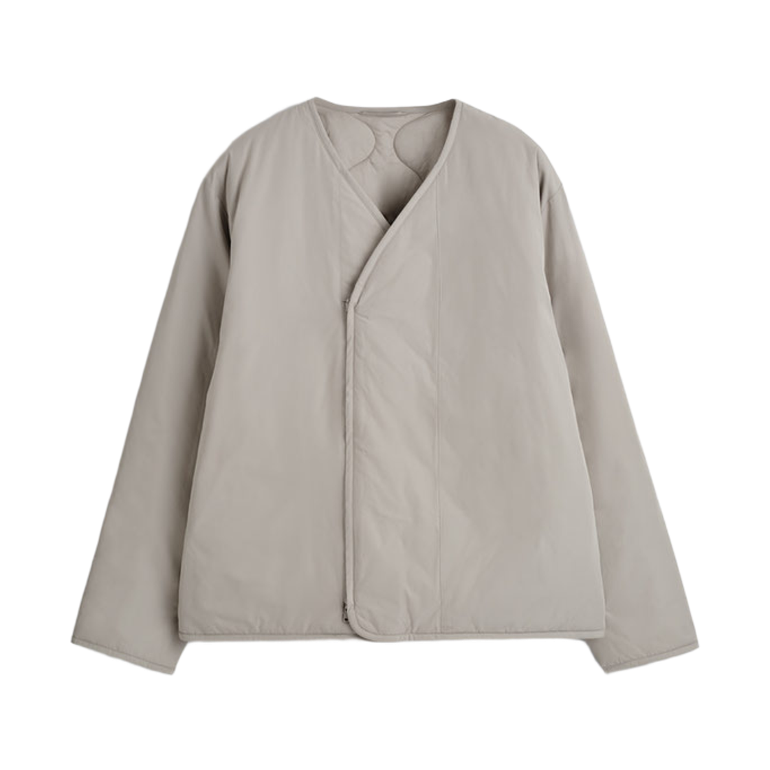 코스 리버서블 퀼티드 자켓 라이트 그레이(COS Reversible Quilted Jacket Light Grey)
