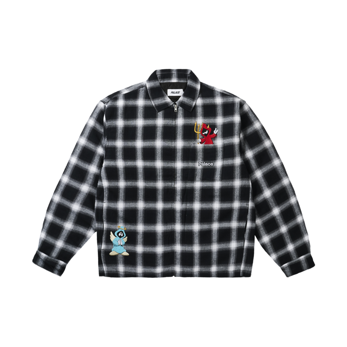 팔라스 집업 셔츠 블랙 - 25FW