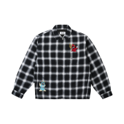 Palace Zip Up Shirt Black - 25FW