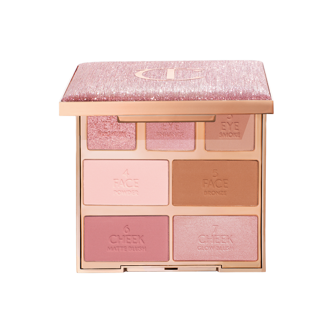 - Charlotte Tilbury Holiday Collection Hollywood Instant Look Palette Pretty Glowing Beauty