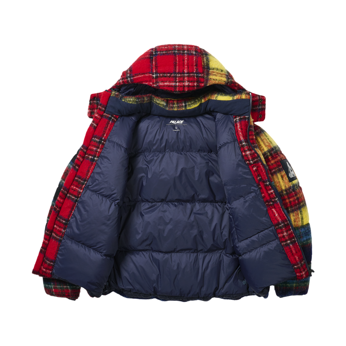 팔라스 모헤어 울 푸파 자켓 패치워크 - 25FW(Palace Mohair Wool Puffa Jacket Patchwork - 25FW) - 3