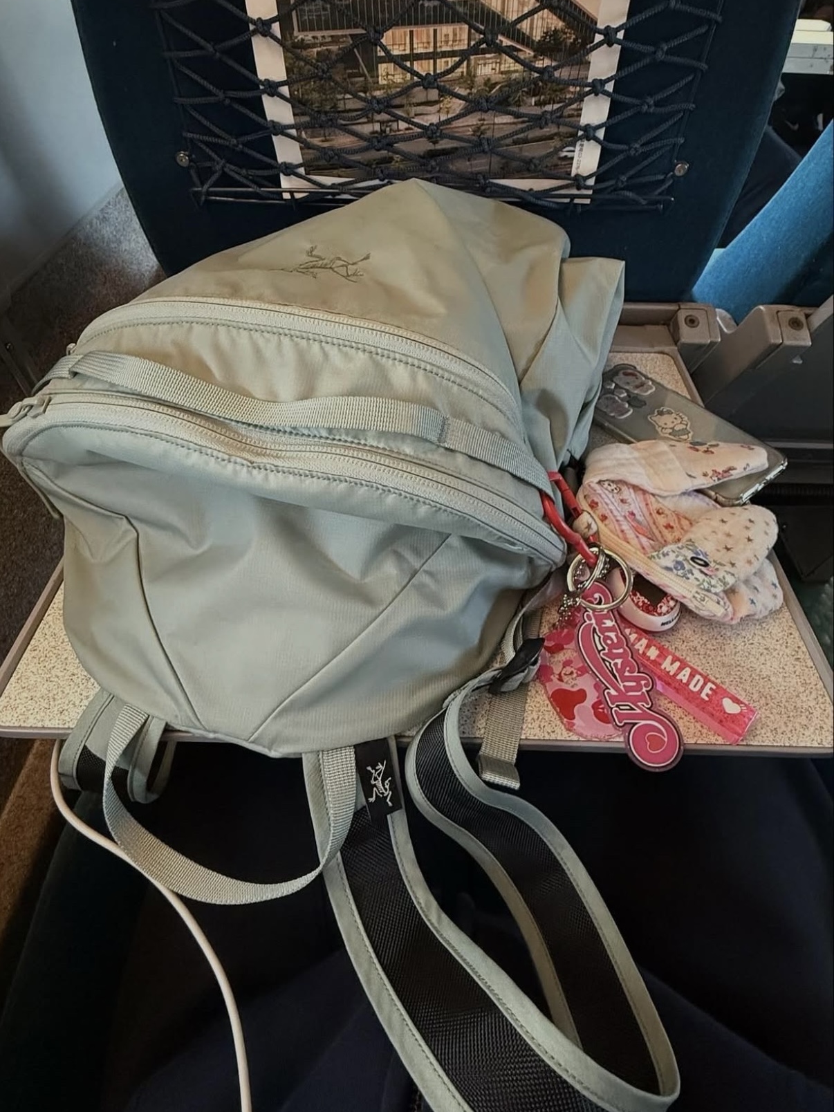 Arc'teryx Heliad 15 Backpack Stone Green 착용 스타일