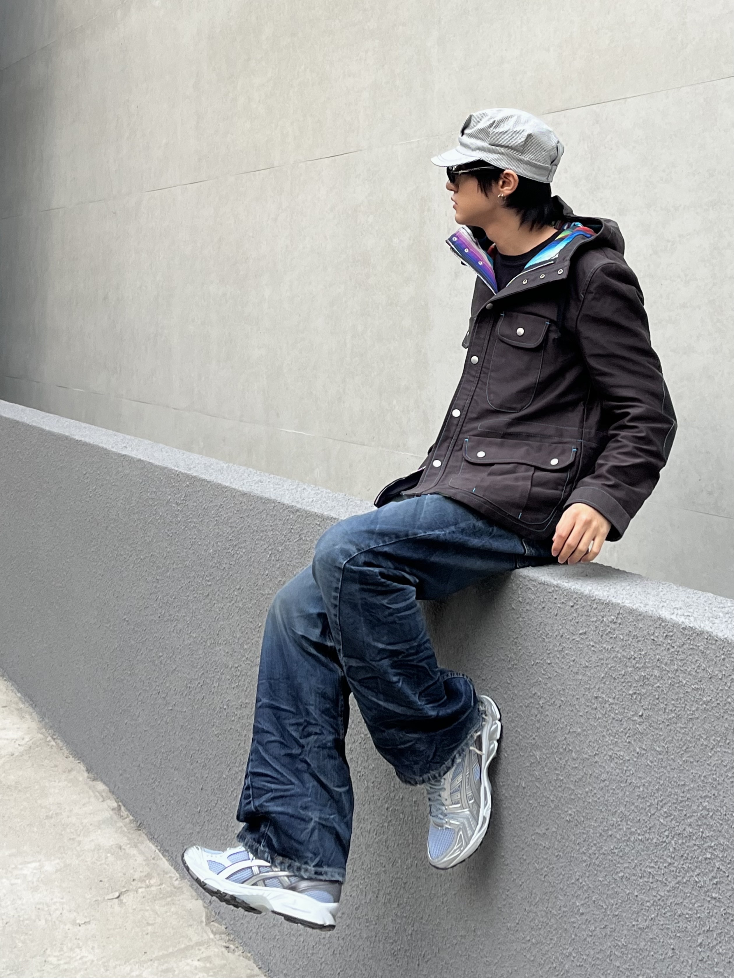 Asics Gel-Kayano 14 Dolphin Grey Pure Silver 착용 스타일 - 3