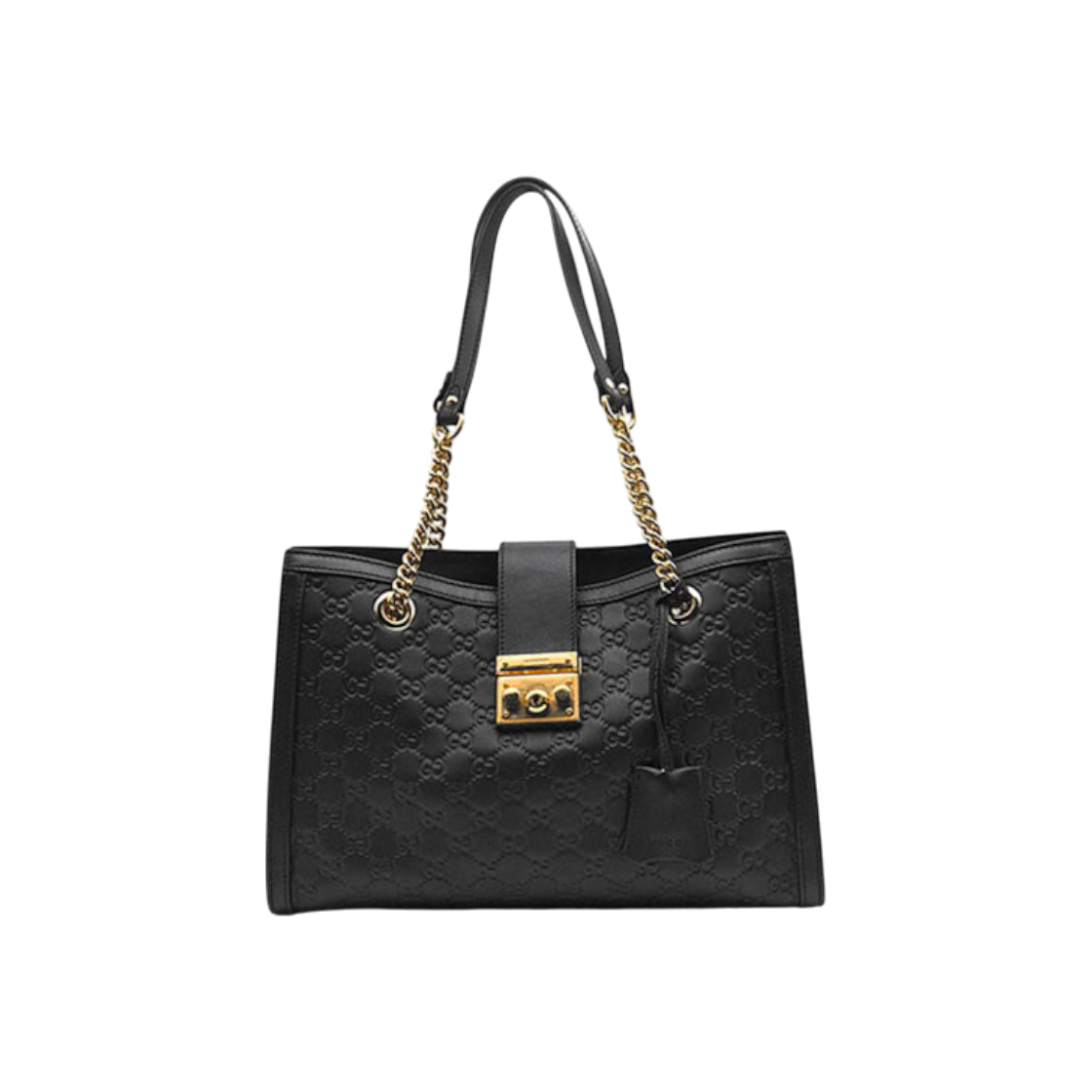 IT4R9HLDFC7G Gucci Shimmering Supreme Padlock Shoulder Bag (479197) L141051