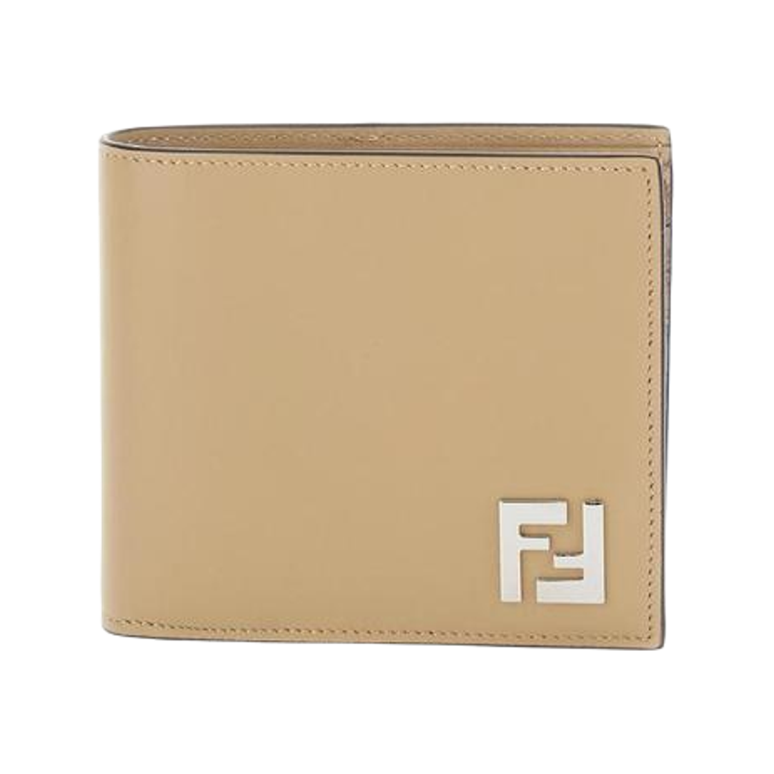 7M0356AV86F19VE Fendi FF Squared Wallet Beige