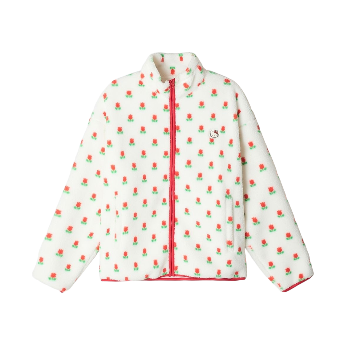 스파오 x 산리오 캐릭터즈 덤블 플리스 화이트(Spao x Sanrio Characters Dumble Fleece White)