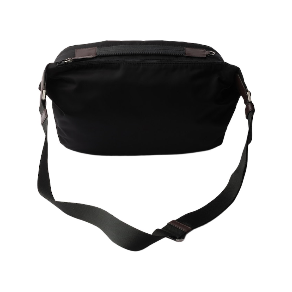 프라다 스피드락 리나일론 앤 레더 숄더백 블랙(Prada Speedrock Re-Nylon and Leather Shoulder Bag Black) - 2