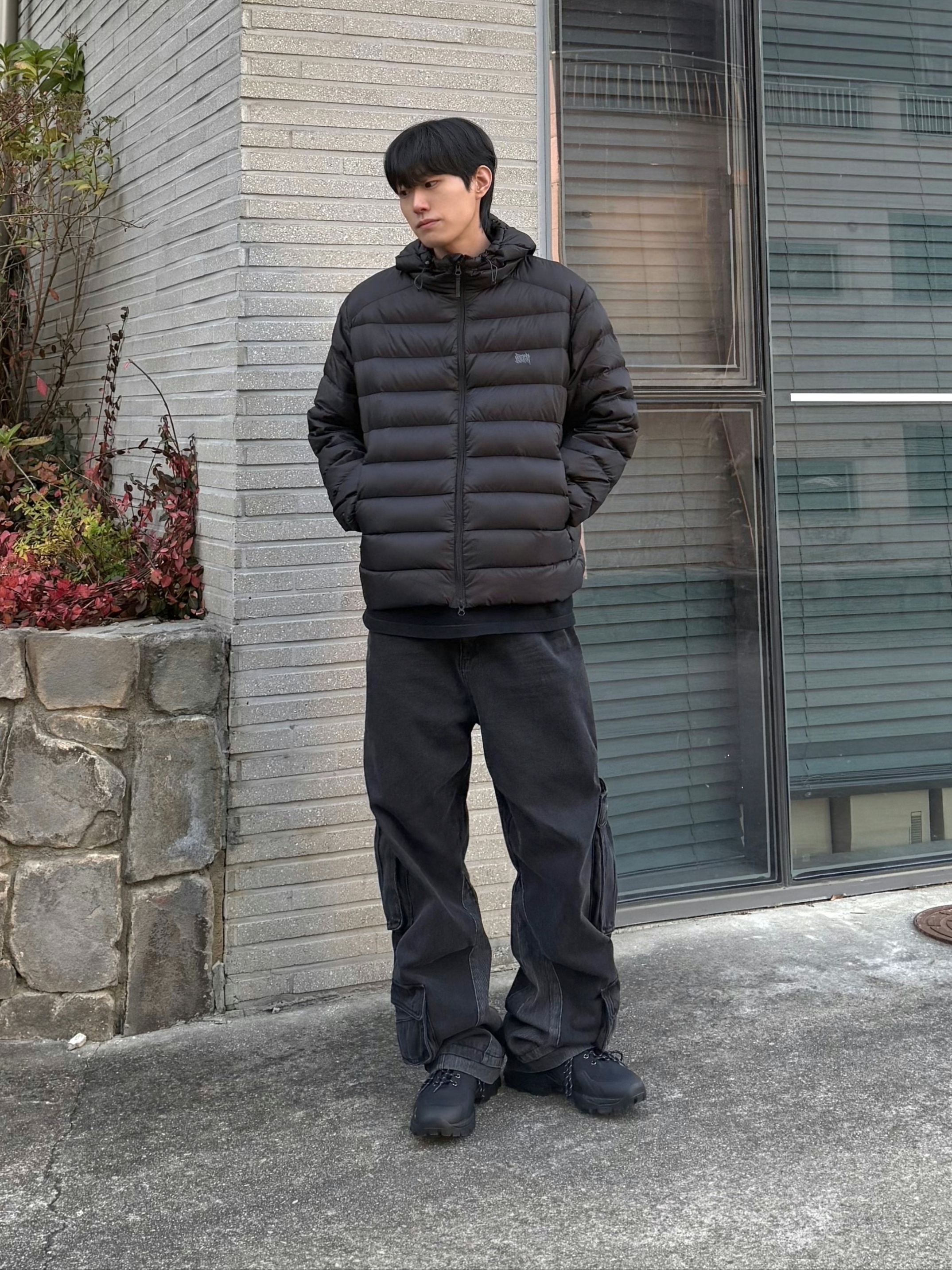 Roa Neal Black, Roa Hiking Neal Black 착용 스타일 - 1