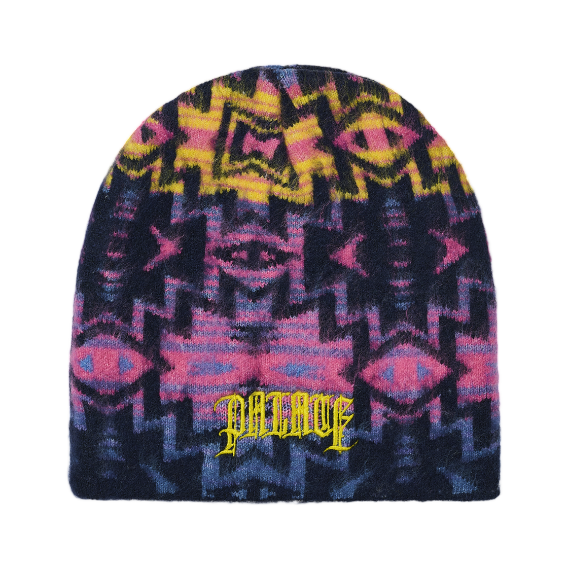 - Palace Olde English Furry Nein Cuff Beanie Navajo Blue - 25FW