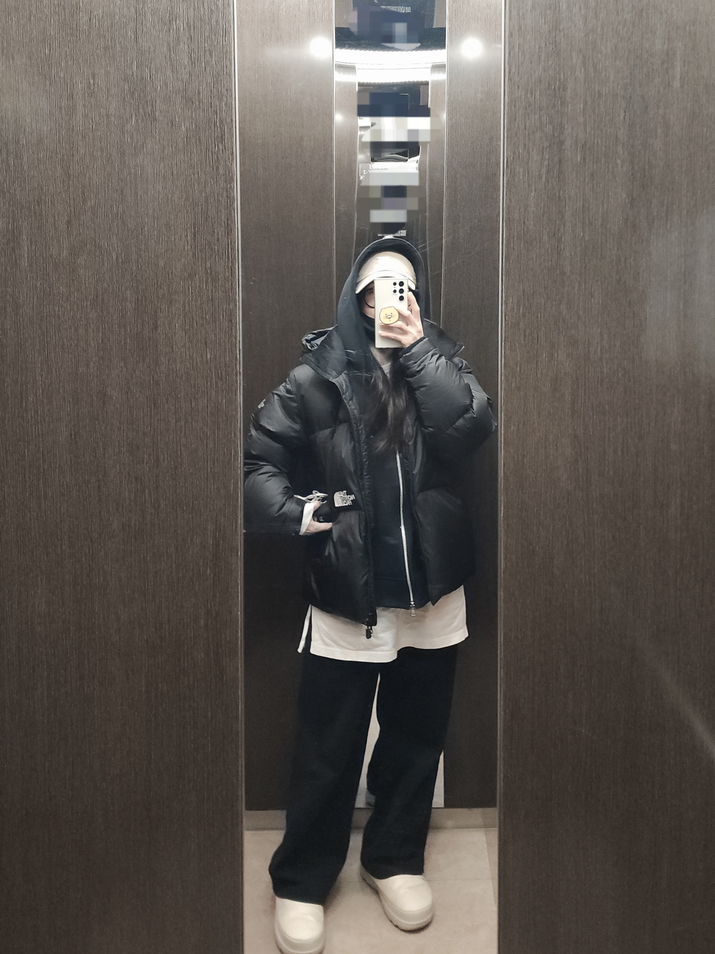 The North Face White Label Project Down Jacket RDS Black - 25FW, Nike Heritage 86 Futura Washed Cap Khaki 착용 스타일