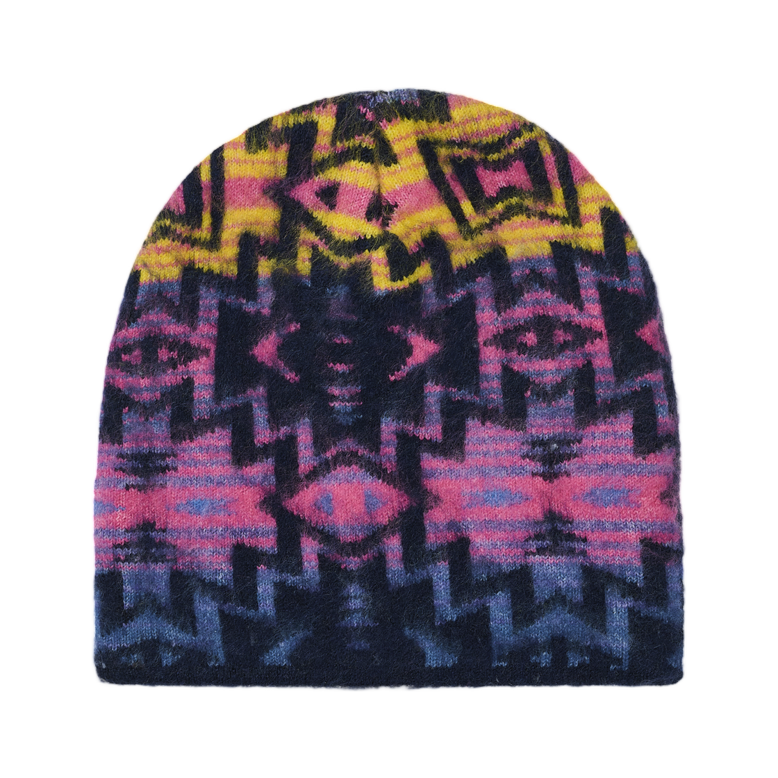 팔라스 올드 잉글리쉬 퍼리 나인 커프 비니 나바호 블루 - 25FW(Palace Olde English Furry Nein Cuff Beanie Navajo Blue - 25FW) - 2