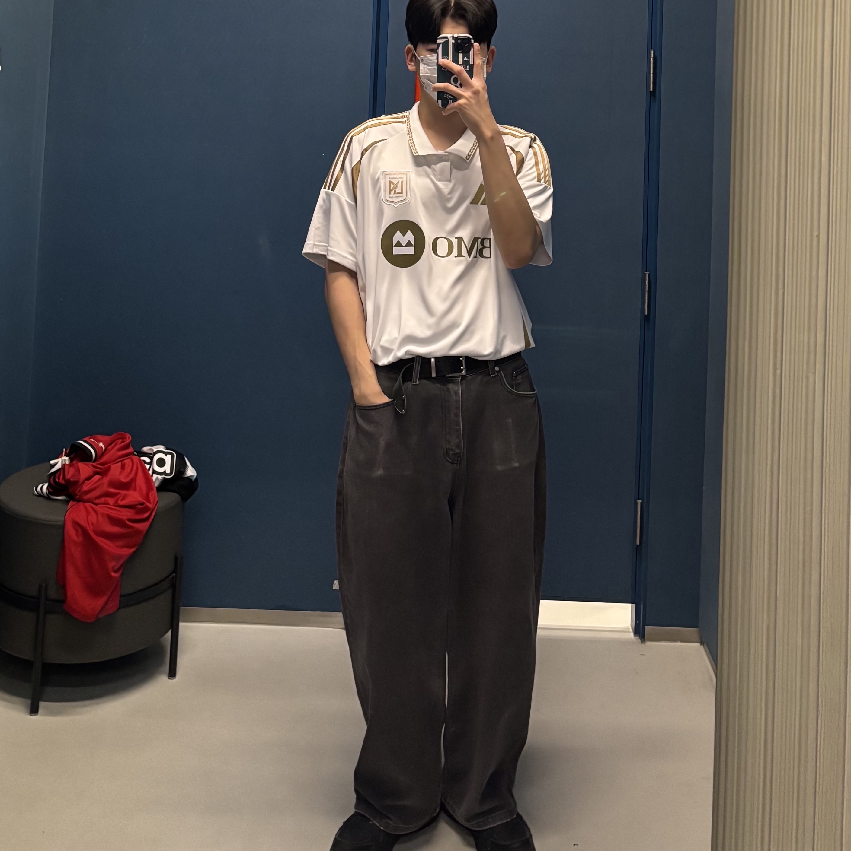 Adidas LAFC 2025/26 Away Jersey White - US Sizing (Non Marking Ver.) 착용 스타일