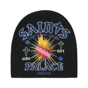 Palace Gods Gift Nein Cuff Beanie Black - 25FW