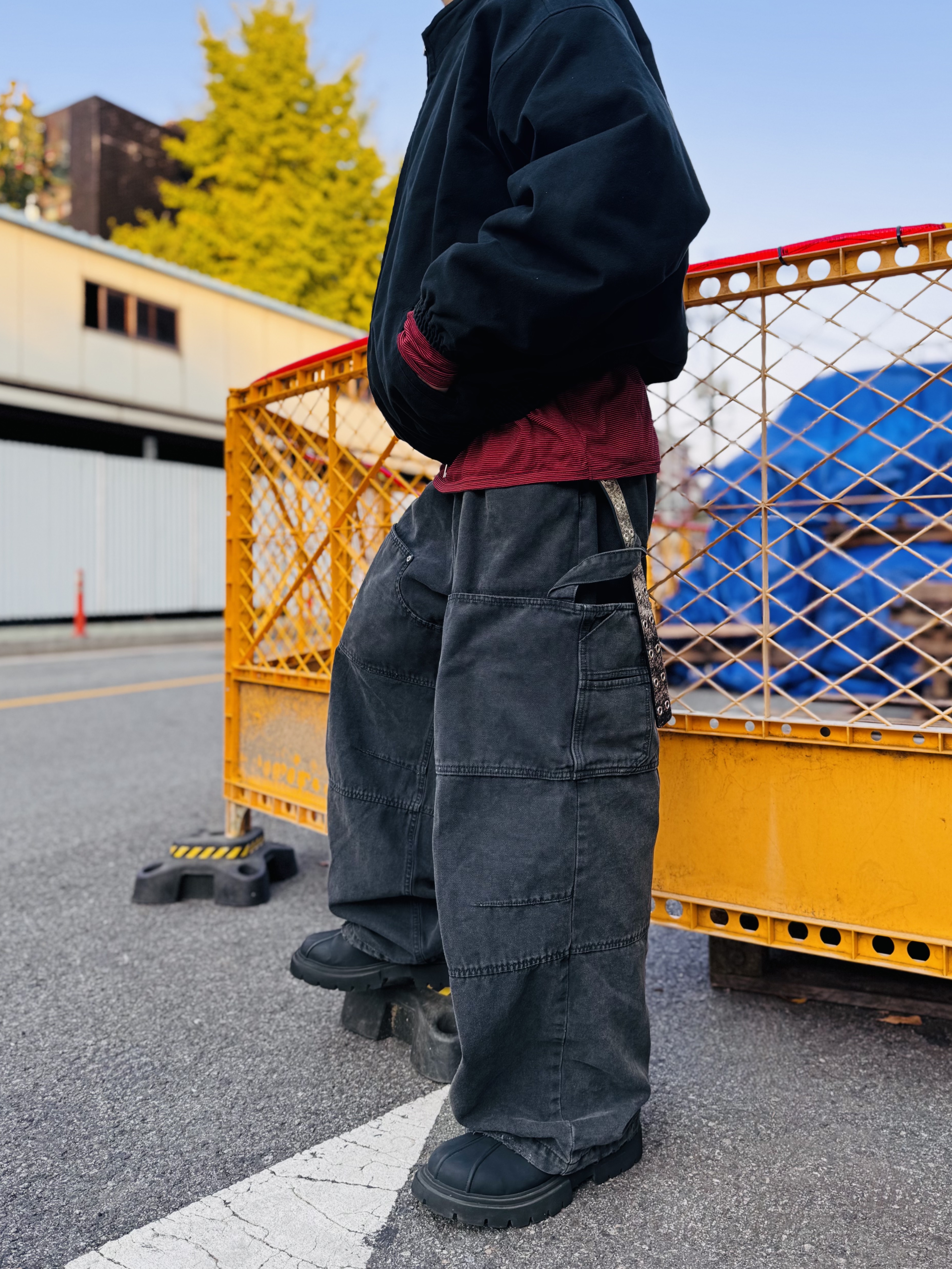Nonnod Moleskin Bomber Black, Nonnod Moleskine Bomber Jacket Matt Black 착용 스타일 - 3