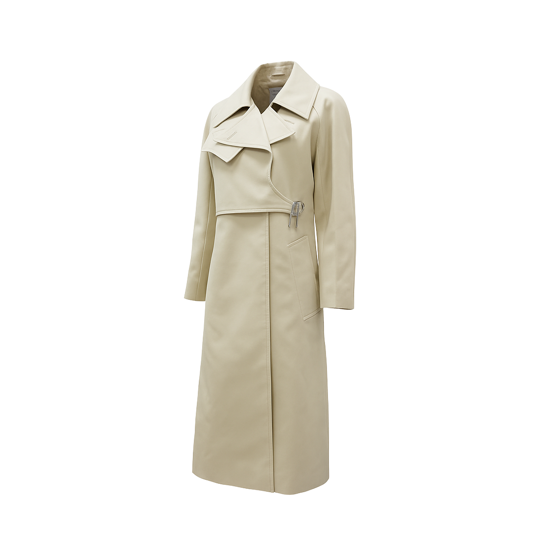 ITD3CRVTMULT Givenchy Long Beige Trench Coat BW00FN14BF