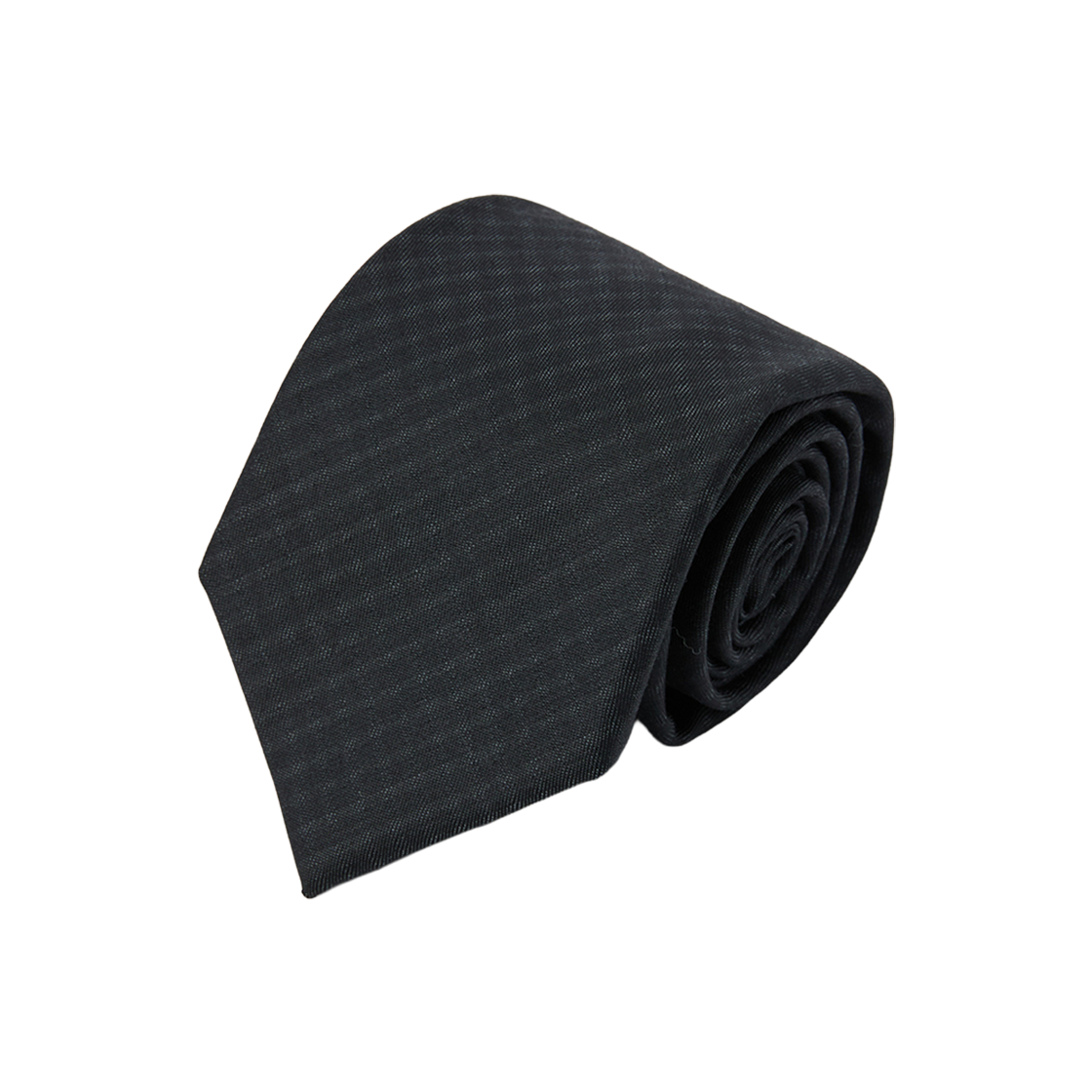 CAAIX25512GYX Customellow Wool Check Tie Gray