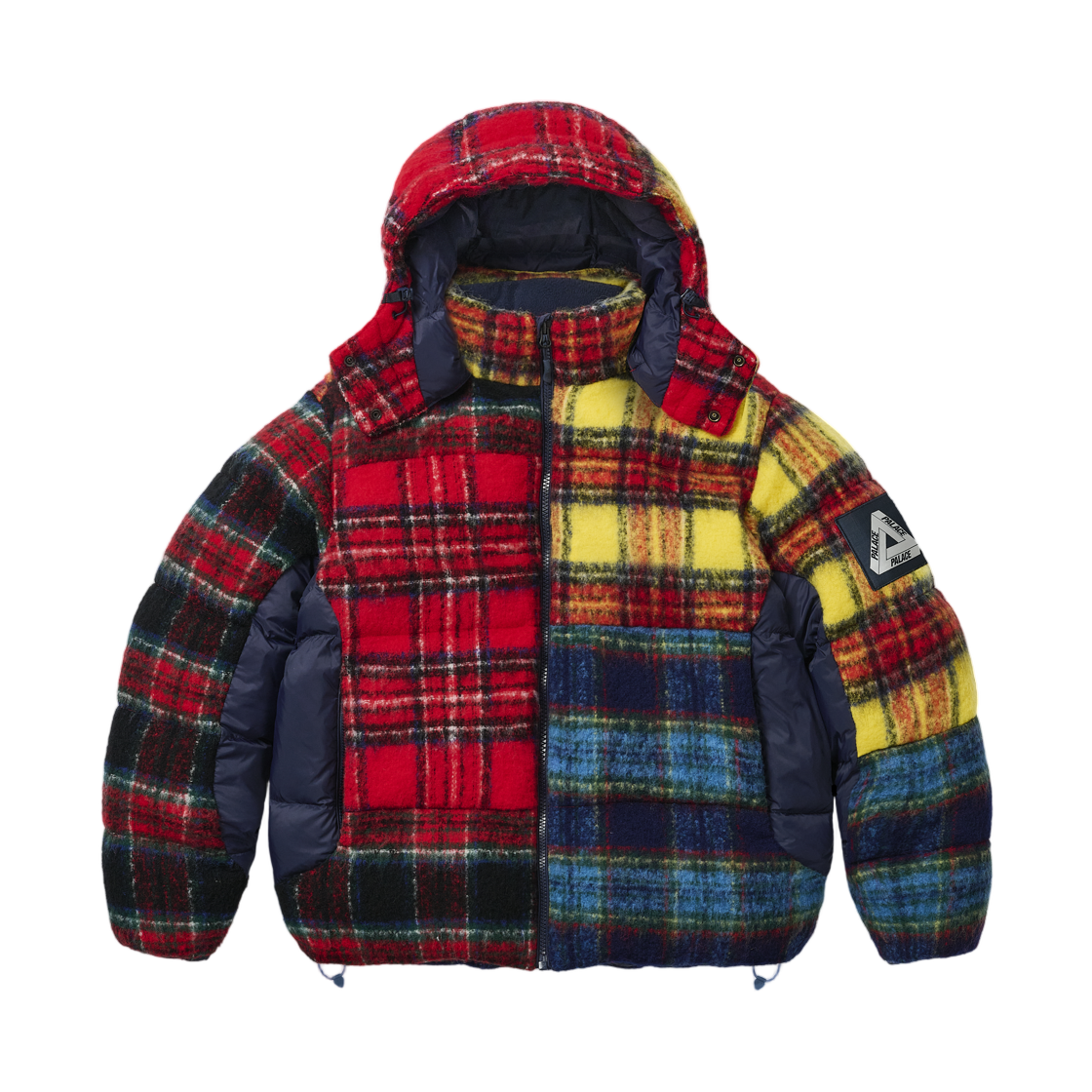 팔라스 모헤어 울 푸파 자켓 패치워크 - 25FW(Palace Mohair Wool Puffa Jacket Patchwork - 25FW) - 2