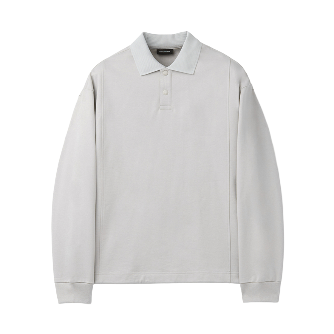 CWTAW25611GYL Customellow Sweat Polo Light Gray