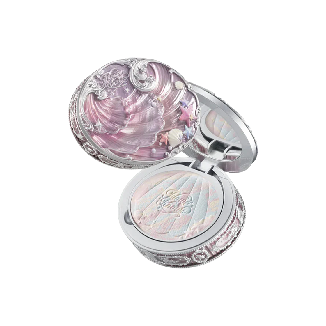 플라워노즈 쉘 주얼 컬렉션 베이크드 파우더 02 드리미 핑크(Flower Knows Shell Jewel Collection Baked Powder 02 Dreamy Pink)