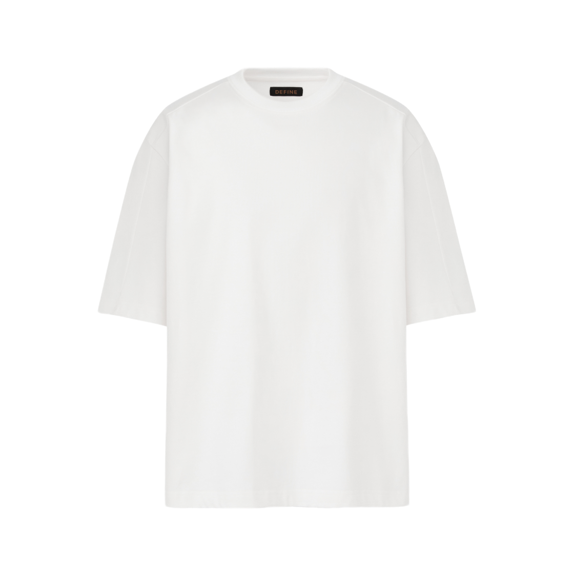 디파인 베이스 실켓 크롭 티셔츠 화이트(DEFINE Base Silket Crop T-shirts White)