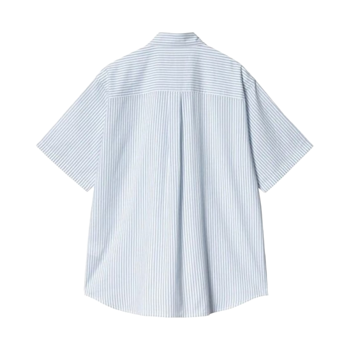 칼하트 WIP 펠프스 스트라이프 버튼업 코튼 셔츠 화이트 라이트 블루버드(Carhartt WIP PHELPS Stripe Button Up Cotton Shirt White Light Bluebird) - 2