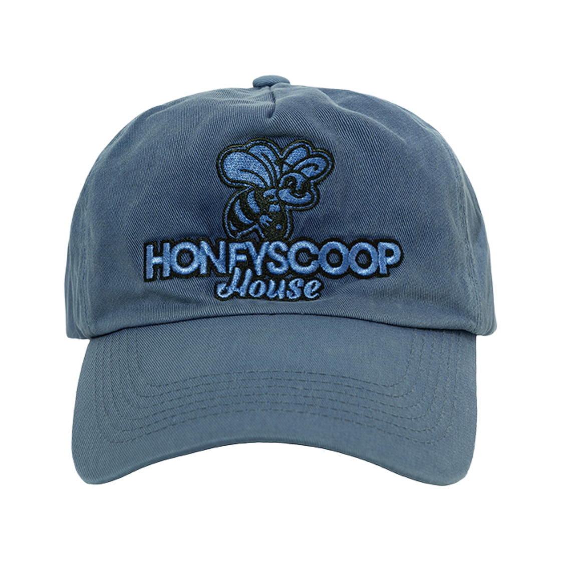 HSH25HW169NVOS Honey Scoop House Smile Bee Overdyed Cap Navy