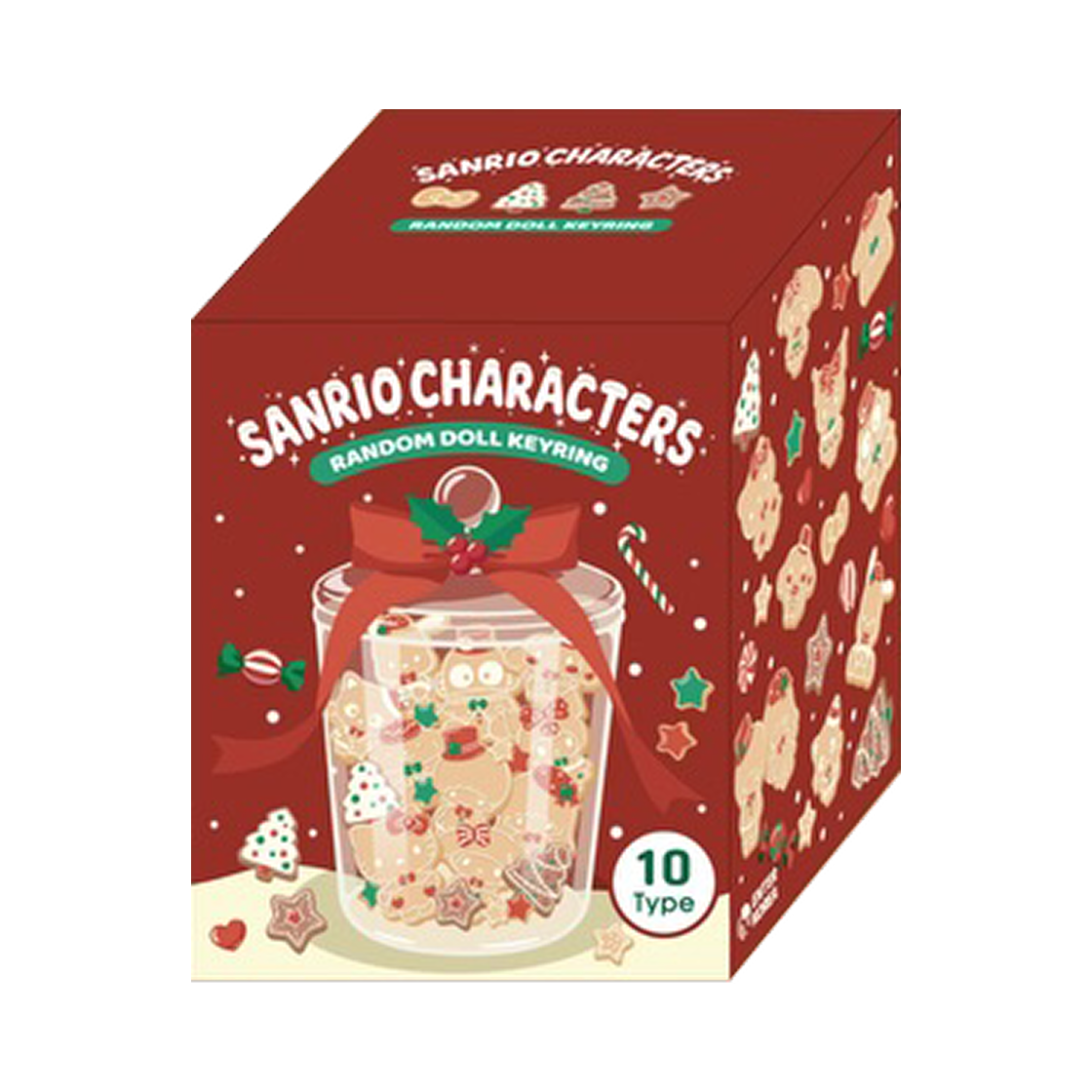 - Sanrio Characters Sweet Holiday Pop Up Store Cookie Plush Keyring Sealed Case (1 Blind Box)