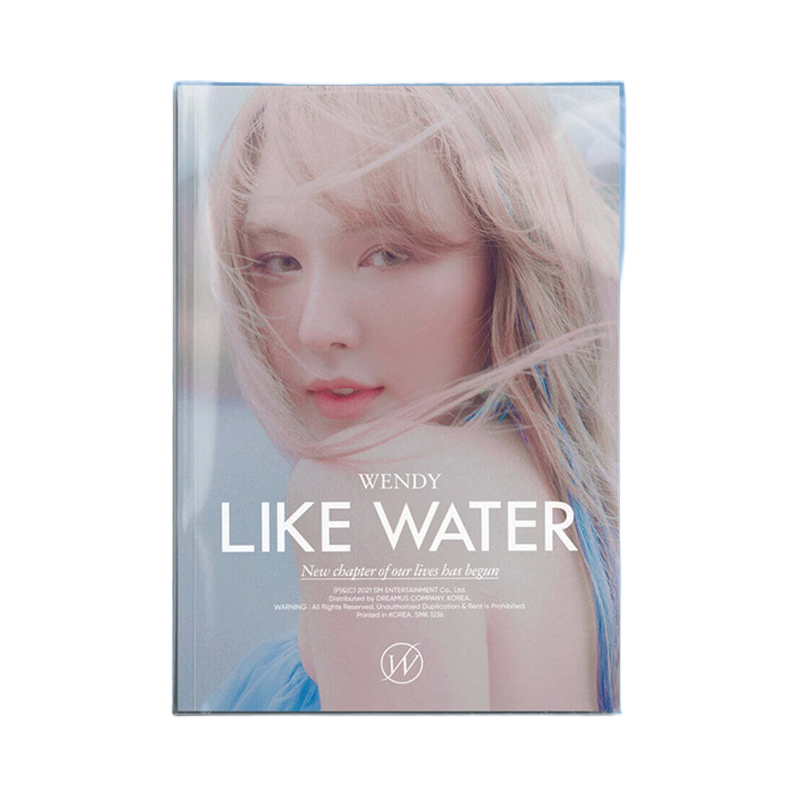 웬디 미니앨범 1집 라이크 워터 CD 클리어 (포토북 버전/랜덤 포토카드 1개입)(Wendy 1st Mini Album Like Water CD Clear (Photo Book Ver./1 Blind Photocard))