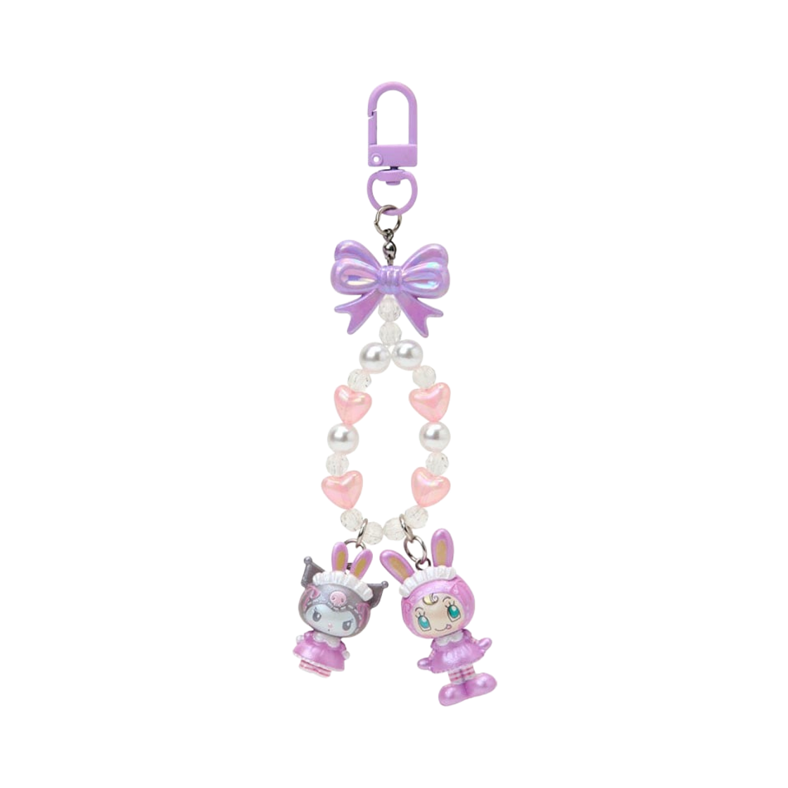 산리오 쿠로미 메조 피아노 키체인(Sanrio Kuromi Mezzo Piano Keychain) - 1