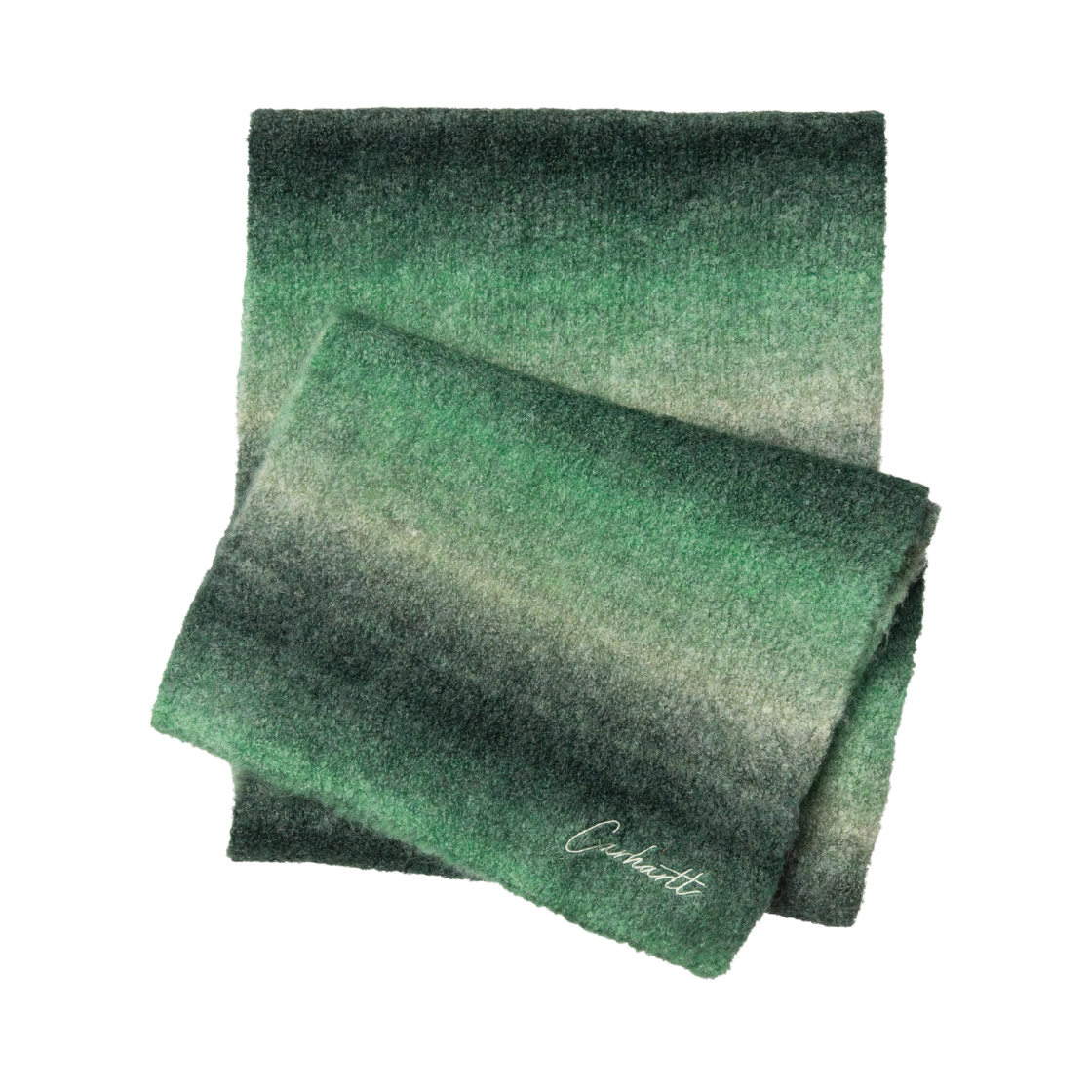 I035473-3DI-XX Carhartt WIP Tony Scarf Tony Stripe Jacquard Dark Fir Pale Olive