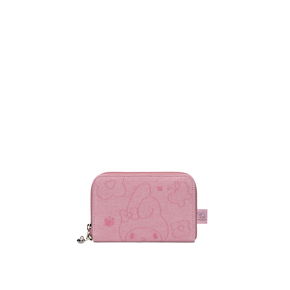 조셉앤스테이시 데님 트래블 크로스 월렛 마이멜로디 워시드 핑크 위드 체인(Joseph&Stacey Denim Travel Cross Wallet My Melody Washed Pink with Chain) - 2