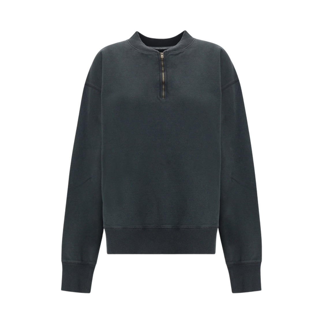 S50GU0242S25570862 Maison Margiela Quarter Zip Sweatshirt Black