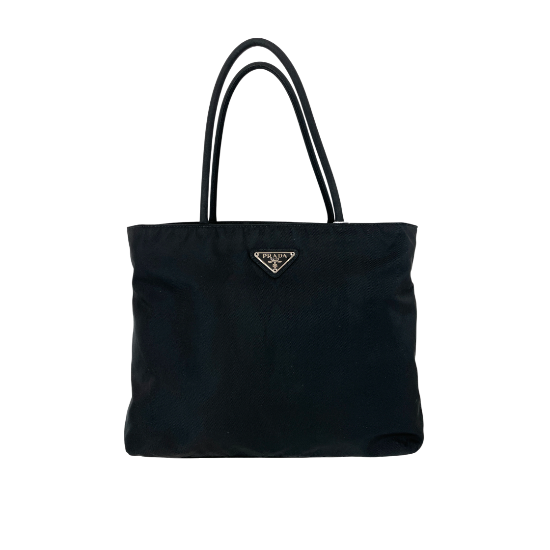 ITCSQKMNJDPC Prada Nylon Tote Bag - Black